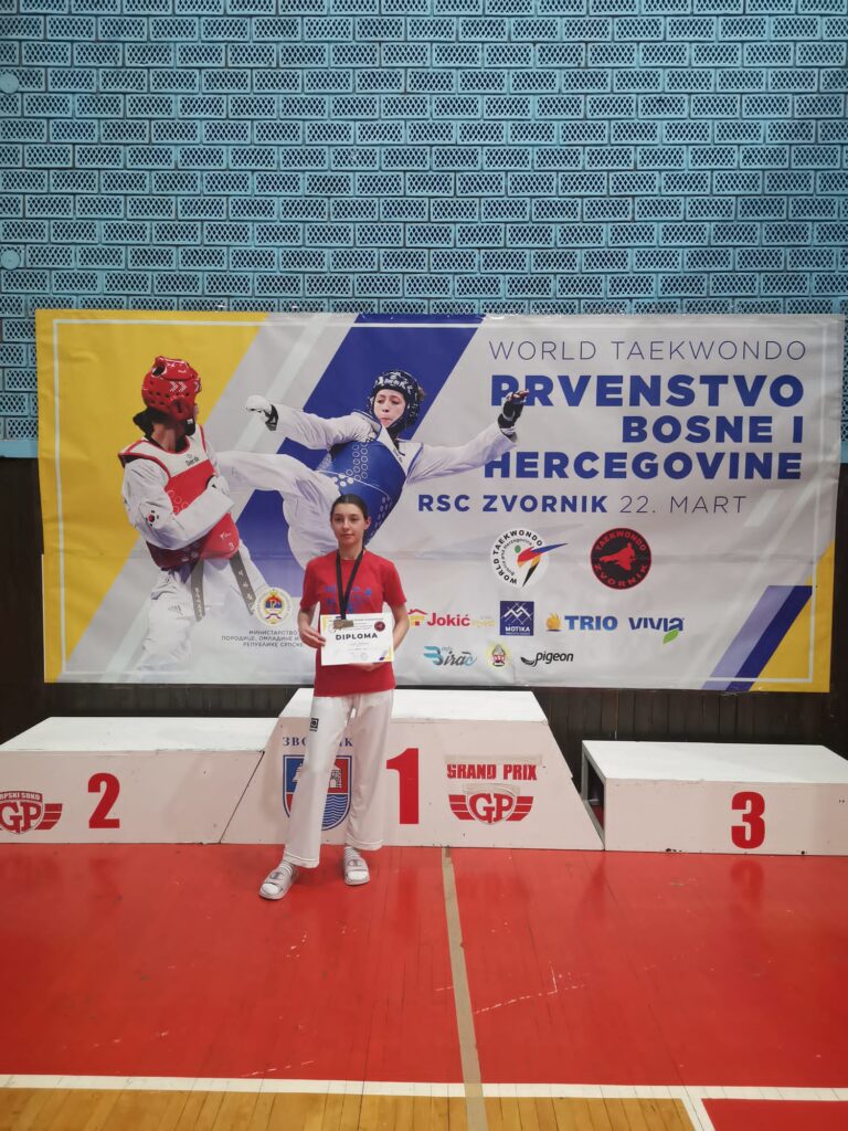 3. MJESTO NA DRŽAVNOM PRVENSTVU U TAEKWONDOU